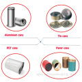 PET can sealing+screw capping+labeling machine